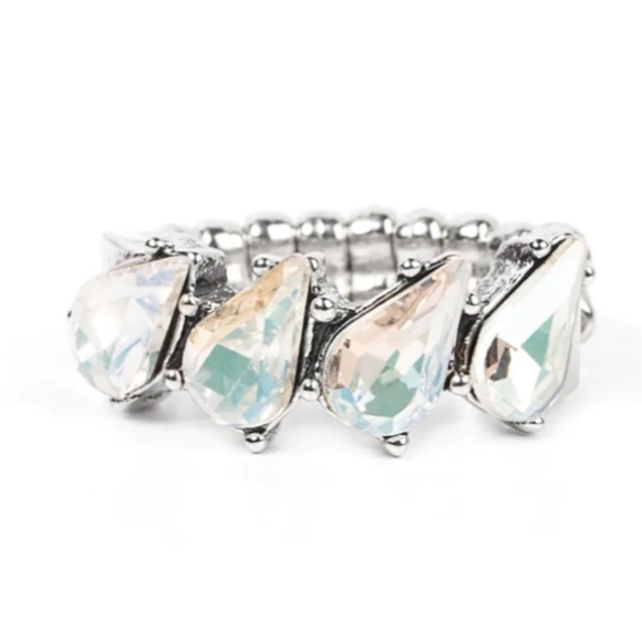 Bling or bust. Stretchy ring. NWT - Picture 3 of 3